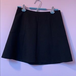 J-Crew A-Line Black Skirt
